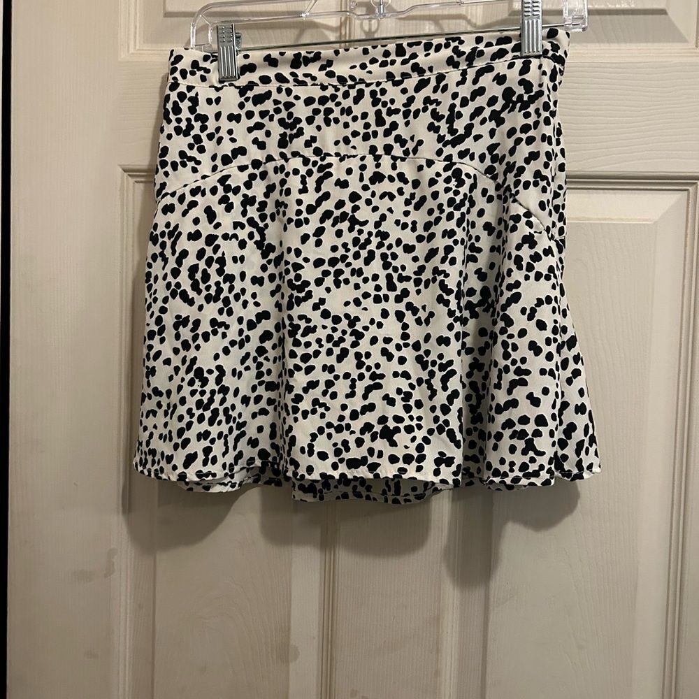 Alter'd State Black and White Polka Dot Skort - size L